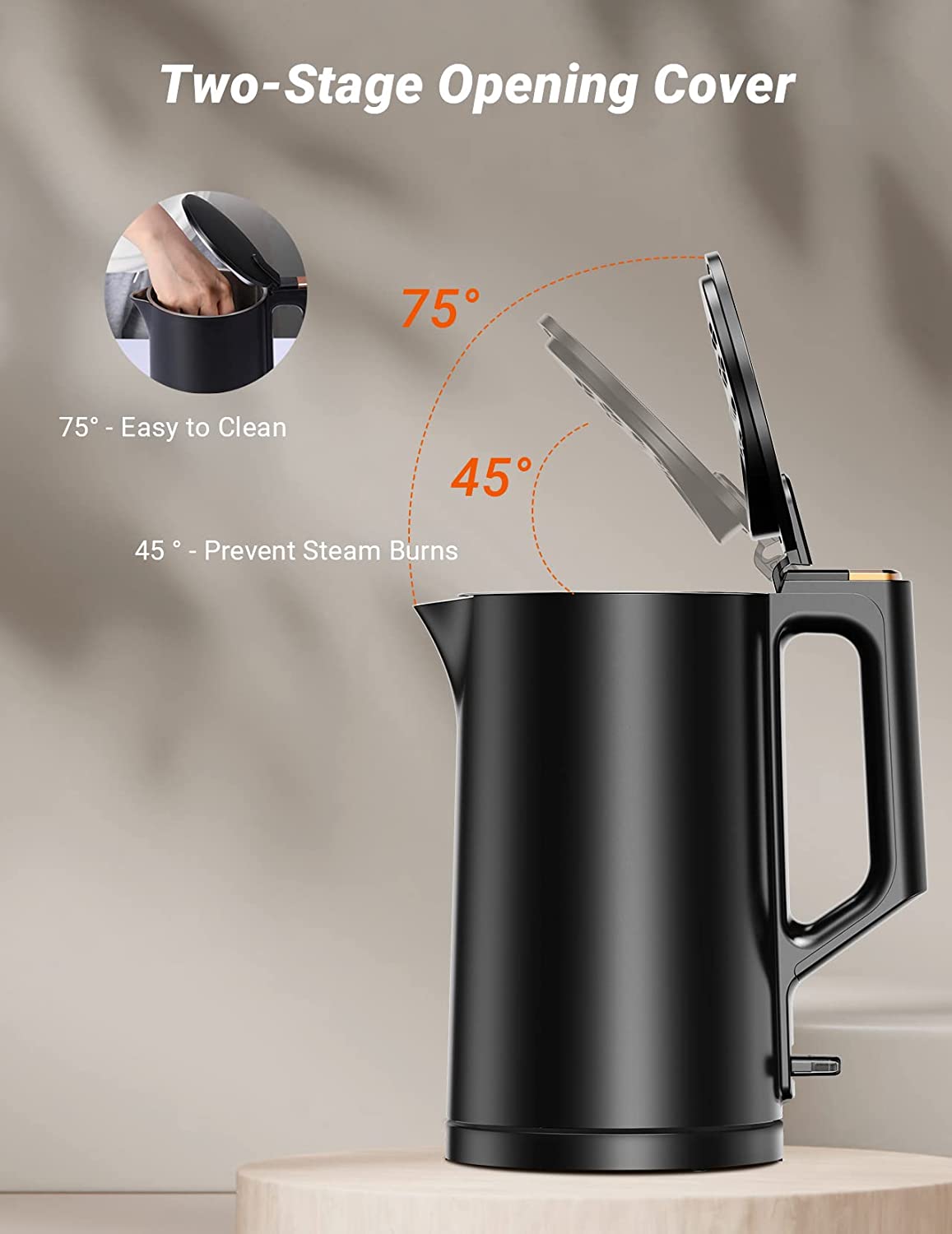 Offacy Electric Kettle Review - Fast Heating & Sleek Design 